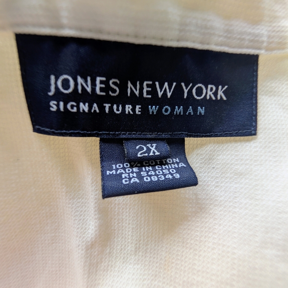 JONES NEW YORK Sleeveless Blouse with Lace - 2X - NWOT - Picture 2 of 12